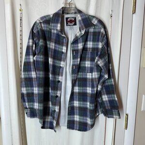 Vintage Hot & The Gang Men's Plaid Shirt